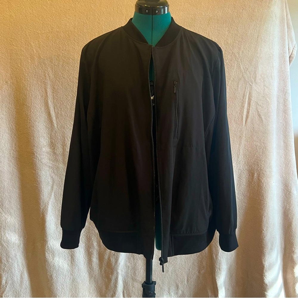 Women’s Black Bomber Jacket - NWOT